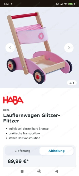 Lauflernwagen haba  Bild 3