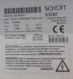 Zu verschenken: Photovoltaikmodule plus Wechslrichter  Bild 4