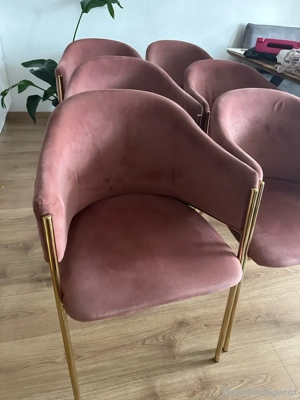 Stuhle(Rose mit gold) Bild 4