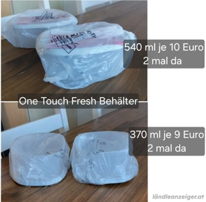 One Touch Fresh Tupperware NEU