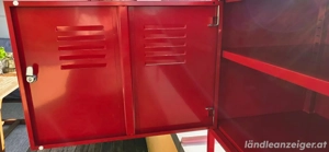Ikea Schrank, Kommode in rot mit 2 Einlegeböden Bild 3