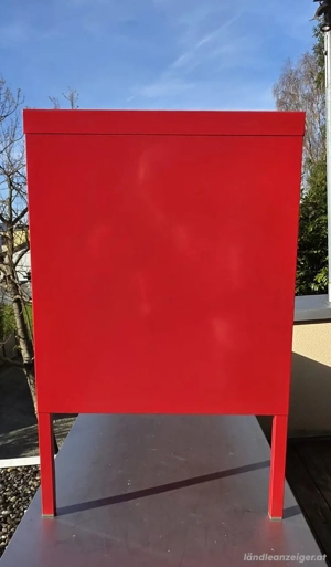 Ikea Schrank, Kommode in rot mit 2 Einlegeböden Bild 5