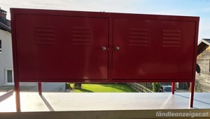 Ikea Schrank, Kommode in rot mit 2 Einlegeböden Bild 2