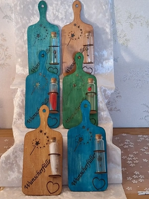 Schöne gelaserte Geschenkidee "Wunscherfüller" Geburtstag oder.....   5