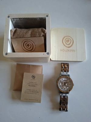 Holzkern Herrenuhr komplett Bild 3