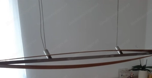 Schöne LED Holzhängelampe, dimmbar  Bild 2