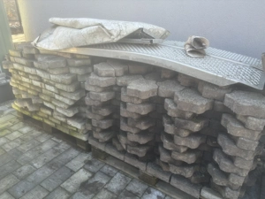 Pflastersteine geschwungen ca 20m2