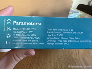 6x Anpro LED, 5W, dimmbar, originalverpackt Bild 2