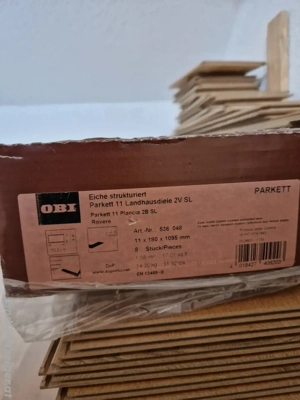 Eichenparkett 13 qm Bild 4