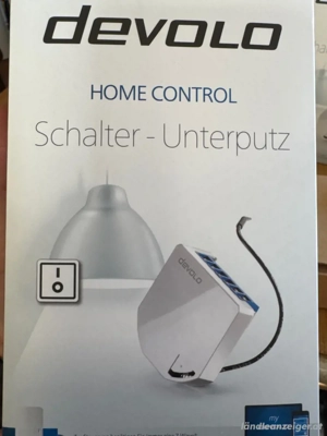 6 x DEVOLO Home Control Funk Schalter, Unterputz, NEU Bild 2
