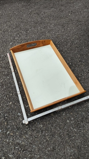Serviertablett Holz ca. 40x60 cm Bild 2