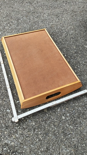 Serviertablett Holz ca. 40x60 cm Bild 3