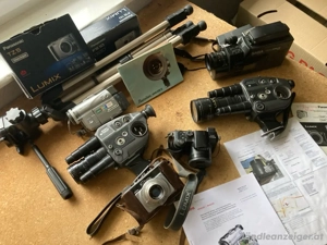 Foto-Filmkameras mit div. Zubehör Bild 3