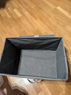 Aufbewahrungsboxen aus Stoff 3x