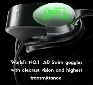 Schwimmbrille mit Display & App - HoloSwim 2 - wie neu Bild 4