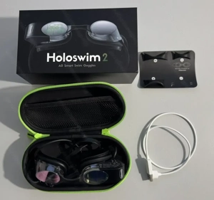 Schwimmbrille mit Display & App - HoloSwim 2 - wie neu Bild 2
