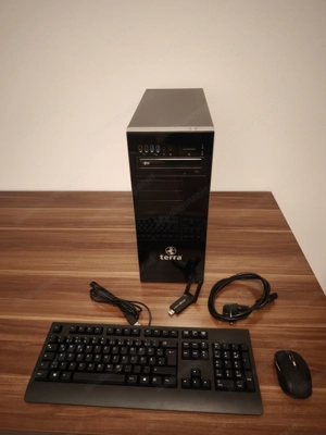 Terra Tower PC Win 11 pro AMD Ryzen 3 120GB SSD + 500GB HDD + 8GB DVD Bild 2