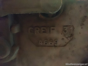 Alte Strohschneidemaschine Greif 31 Bild 4