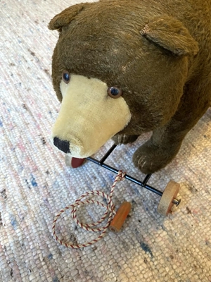 Teddy-Bär von Steif mit Knopf im Ohr und brumm Stimme Alter ca. 95 - 100  Jahre nur Abholung Bild 4