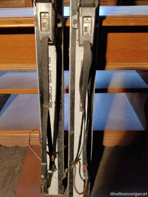 Alte Ski (Salomon S444)   perfekte Deko, Vintage-Look Bild 4