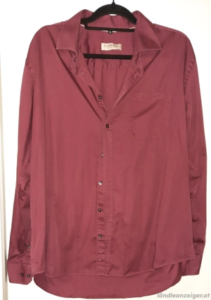 C&A Hemd XL weinrot 