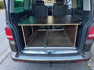 Schlafbett und Schienen VW Bus  Bild 3