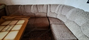 verstellbarer Vintage Couchtisch Bild 3