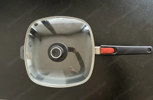 Bratpfanne mit abnehmbaren Griff + Deckel Bild 3