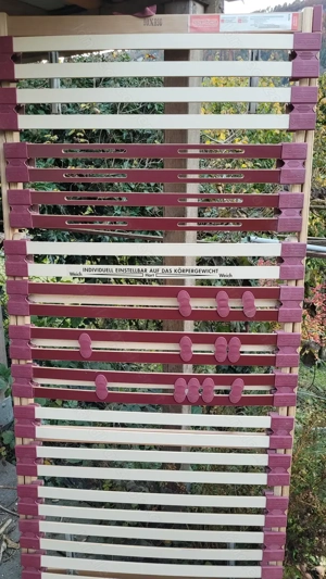 Lattenrost Buche 190*90, induviduell verstellbar Bild 3