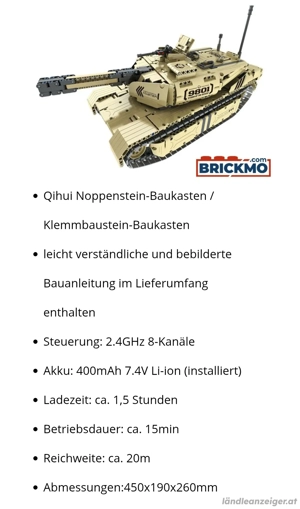 Technik Panzer mit Fernsteuerung  Bild 2