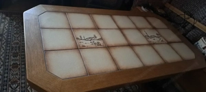 Vintage höhenverstellbarer Couchtisch Bild 3