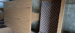 Vintage Eckbank mit Stuhl und Tisch Bild 7