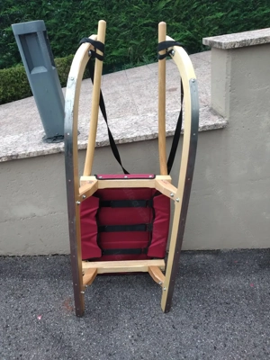 Rodel Zweisitzer, neuwertig, besonders weiche Sitzfläche Bild 2