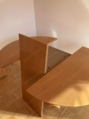 Esstisch mit Synchonauszug und 3 Sessel Bild 3