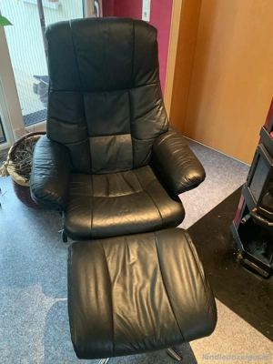 Fernseh-Relaxsesselset mit Hocker Bild 5