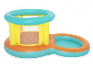 Aufblasbare Hüpfburg und Planschbecken Bällebad Bällepool Kinderpool Babypool Bild 2