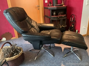 Fernseh-Relaxsesselset mit Hocker Bild 2