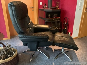 Fernseh-Relaxsesselset mit Hocker