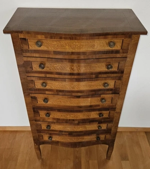 Edle Intarsien-Kommode   7 Schubladen   hochwertiges Holz   TOP Zustand!