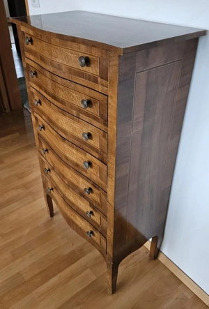 Edle Intarsien-Kommode   7 Schubladen   hochwertiges Holz   TOP Zustand! Bild 6