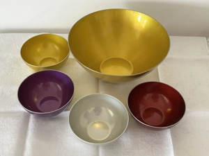 Metallschalen eloxiert 60er Jahre