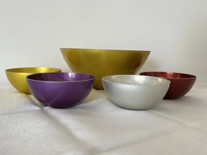 Metallschalen eloxiert 60er Jahre Bild 2