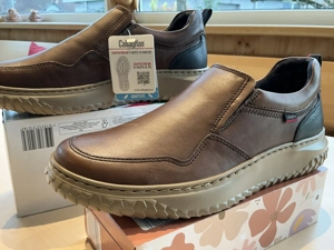 Herrenhalbschuhe CallagHan NEU u. UNGETRAGEN - UNPAAR li 41 + rechts 42 Bild 3