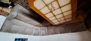 Wohnzimmerchouch mit Sessel Vintage 