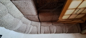 Wohnzimmerchouch mit Sessel Vintage  Bild 3