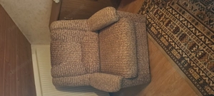 Wohnzimmerchouch mit Sessel Vintage  Bild 2