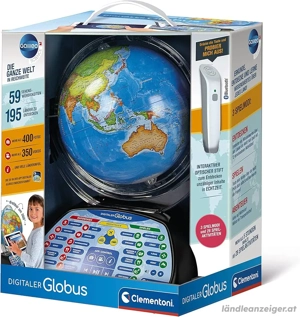 Digitaler Globus, ab 7 Jahren