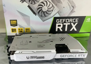 Zotac Twin White GeForce RTX 3060ti 8    GDDR6 OC Bild 2