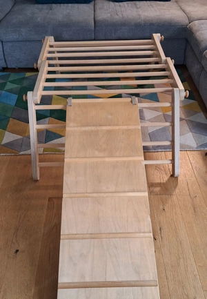 Kletterdreieck, Pikler-Dreieck mit Rutsche Bild 3