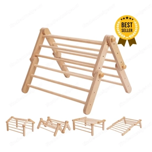 Kletterdreieck, Pikler-Dreieck mit Rutsche Bild 6